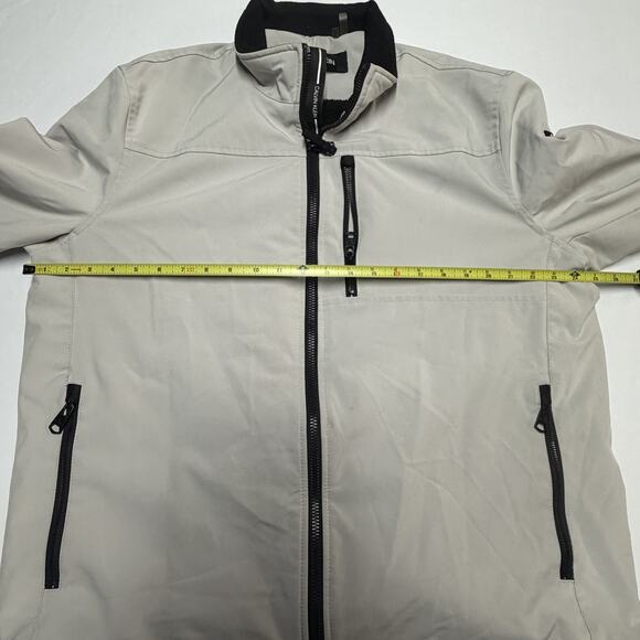 Calvin Klein Women's Ivory Zip Up Winter Jacket Size XL Sherpa Lined - Picture 15 of 16